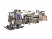 Линия для производства тиражного ириса с автоматическим оборудованием для формирования батончиков